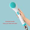 Electric Bath Brush Four-in-one Multi-function Long-handled Bath Brush Household Body Scrubber with Handle for Men Women
