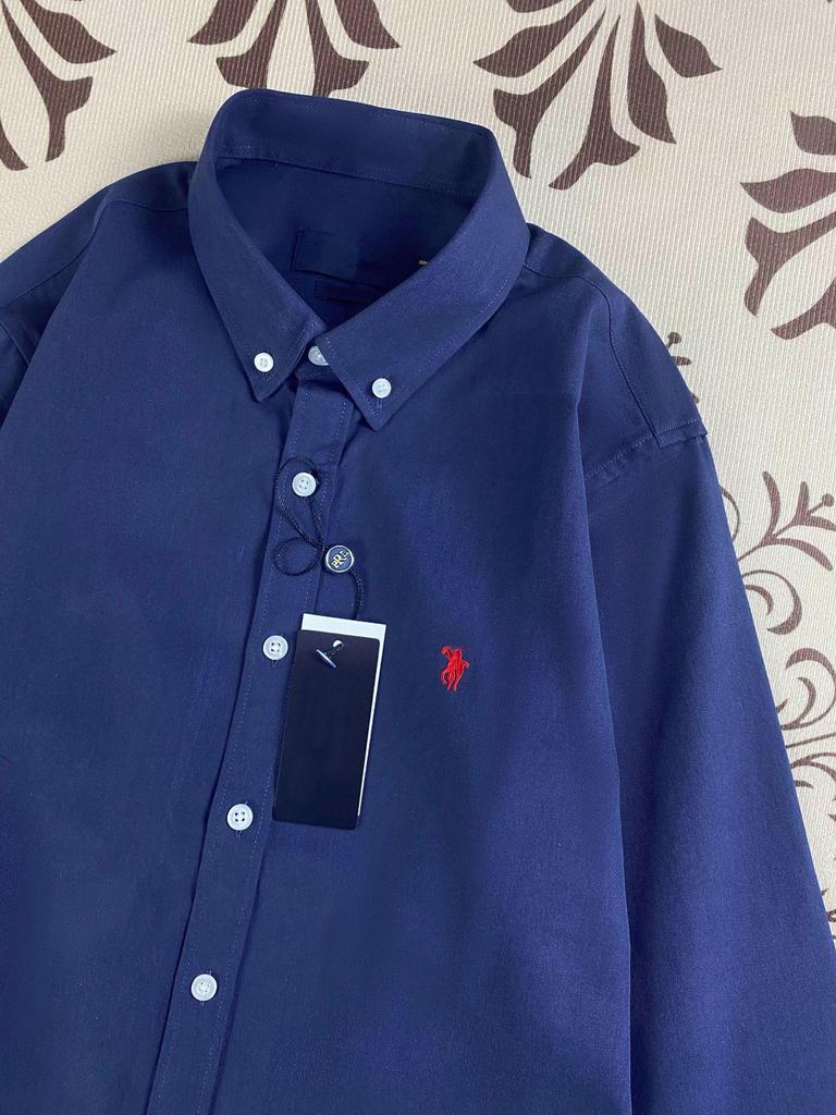 Ralph RL Little Pony Logo War Horse Long Sleeve Classic Embroidered Cotton Polo Shirt for Women