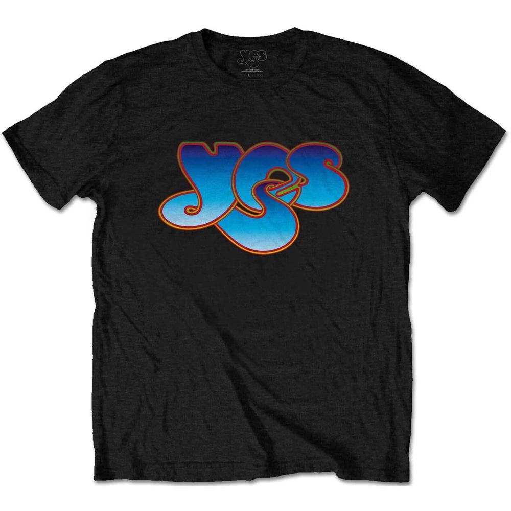 Yes Unisex Tshirt Classic Blue Logo S