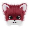 Plyšový fursuit Japonská roztomilá pípací zvířecí hlava maska třídílná sada cosplay nositelná sada