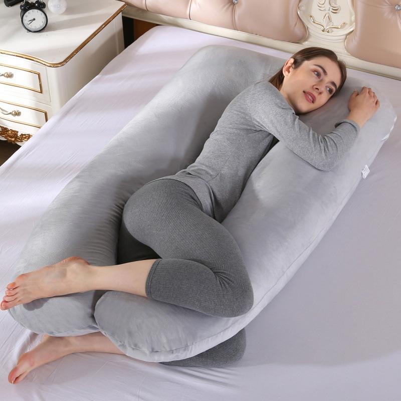Maternity Pregnancy Pillow U Shaped Full Body Support Pillow Washable Cover Sleeping Pillow for Pregnant Women Back Waist Belly