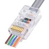 Cat5e Pass-Through Unshielded RJ45 Connector