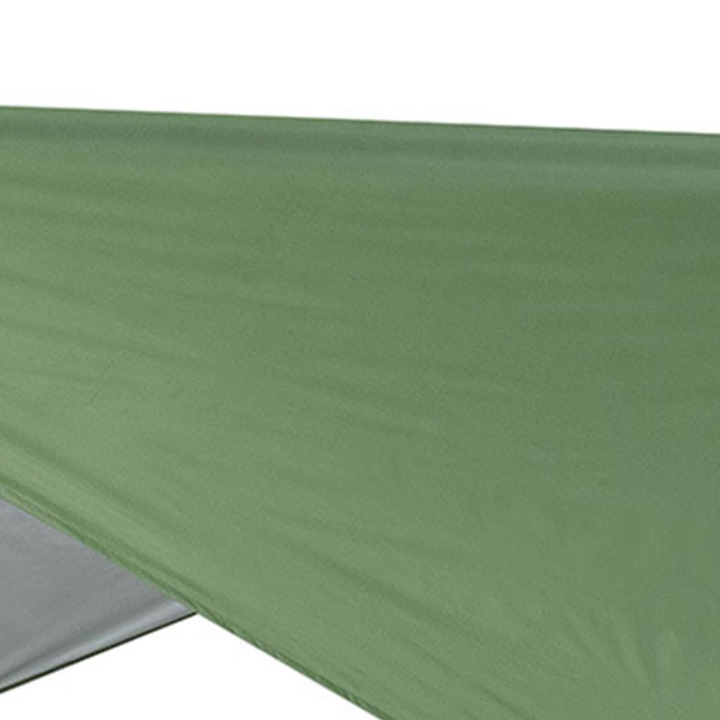 Tent Canopy Waterproof Sunproof Multifunctional Tent Awning for Outdoor Camping Beach Silvery Green 230x140CM