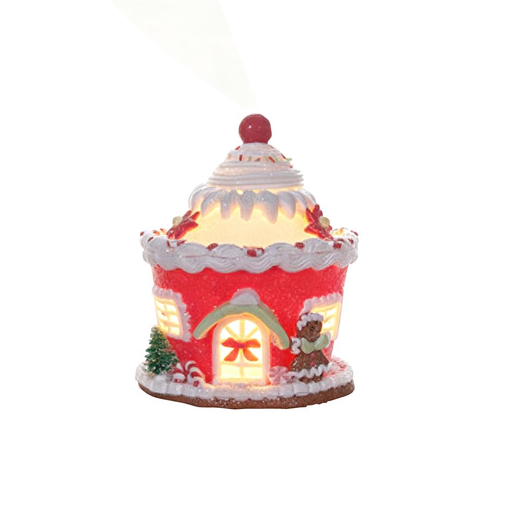 Christmas Decorations: Home Luminous Soft ClayCastle House, BreadClay, Christmas Shopping Mall Window Display Ornaments