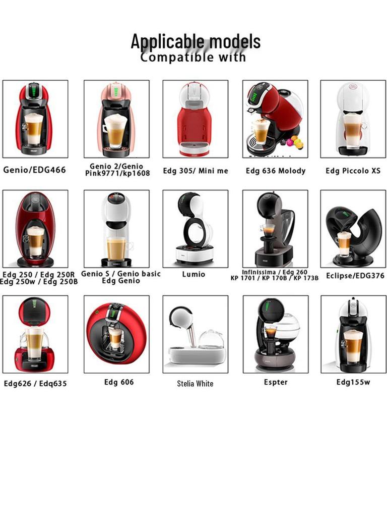Dual-Use Stainless Steel Coffee Capsule for Nespresso DOLCEGUSTO: Compatible with Coffee and Milk Foam