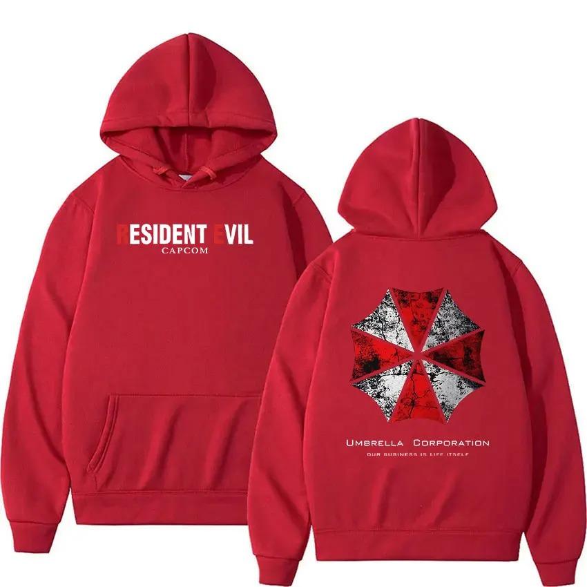 2026 CAPCOM Game Resident Evil 4 Print Hoodie Men Women Vintage Long Sleeve Oversized Sweatshirt Fashion Pullover Hoodies Streetwear