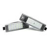 2Pcs White LED License Plate Light For Toyota Harrier Hiace Highlander Kluger Land Cruiser RAV4 Lexus RX300 Number Plate Lamp License Plate Lights 2