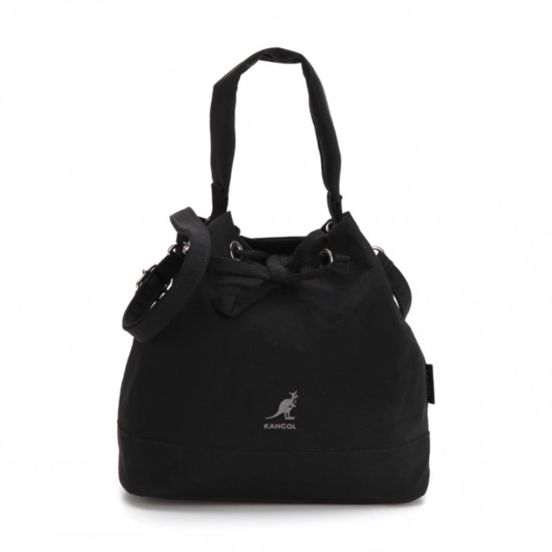Kangol Bucket Bag Black 3392 Nylon Amber