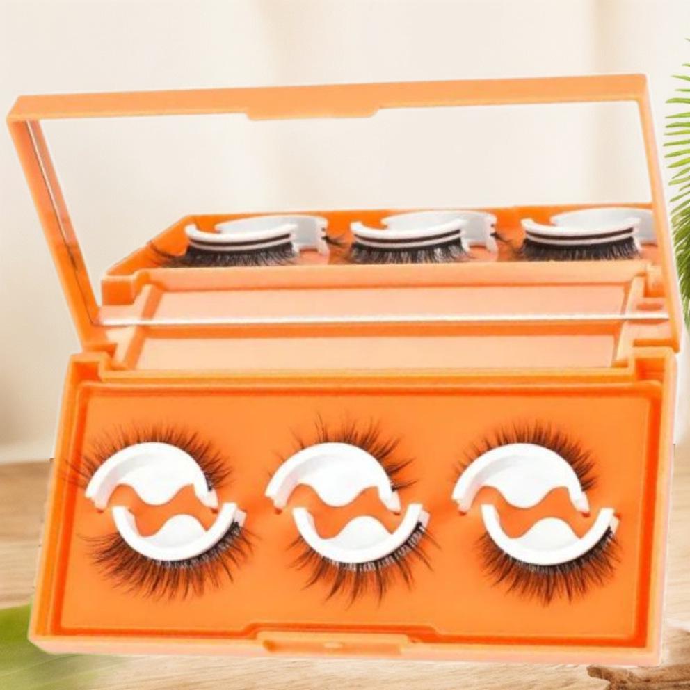 

Self-Adhesive Reusable Lazy Eyelashes - Natural Thick False Eyelashes Strip