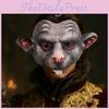 Mouse Mask Halloween With Scar Design Role Playing Prop For Decoration Party