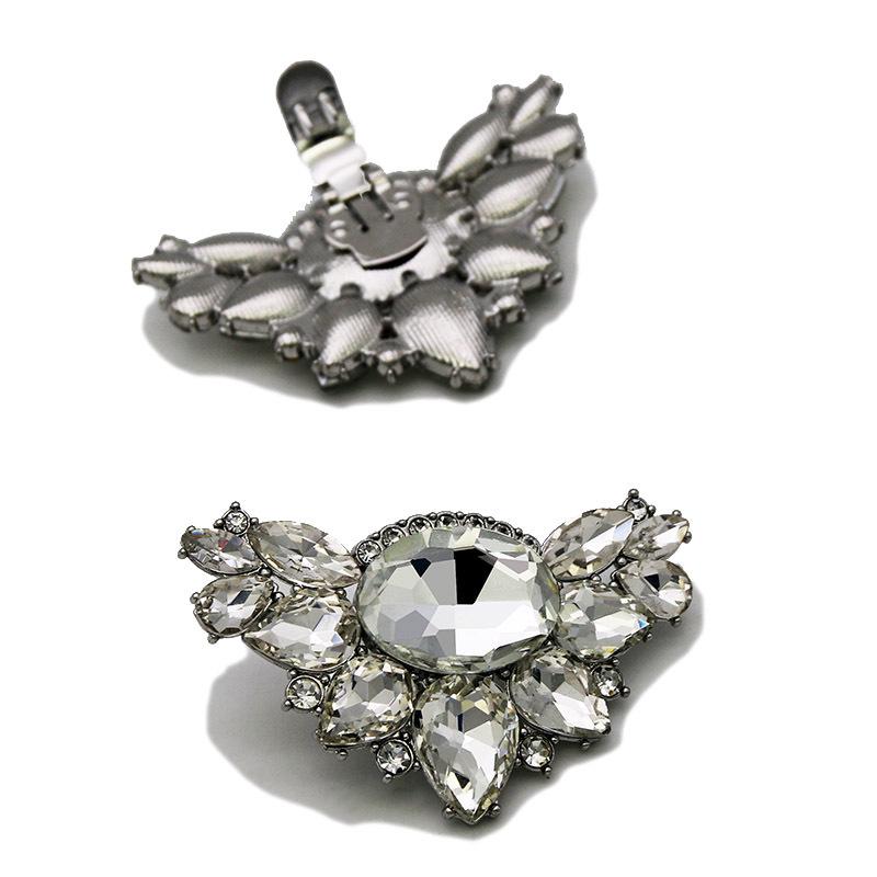 

3D Кришталеві Квіти Декорації для Туфель на Високих Підборах