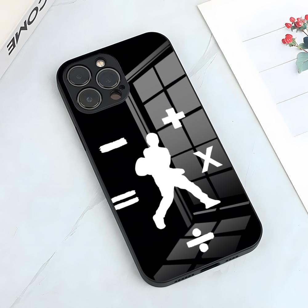 Singer Ed Sheeran Phone Case For IPhone 17 Pro Max 15 Pro 16 14 Plus 12 13 Mini 11 Pro Shockproof Glass Cover