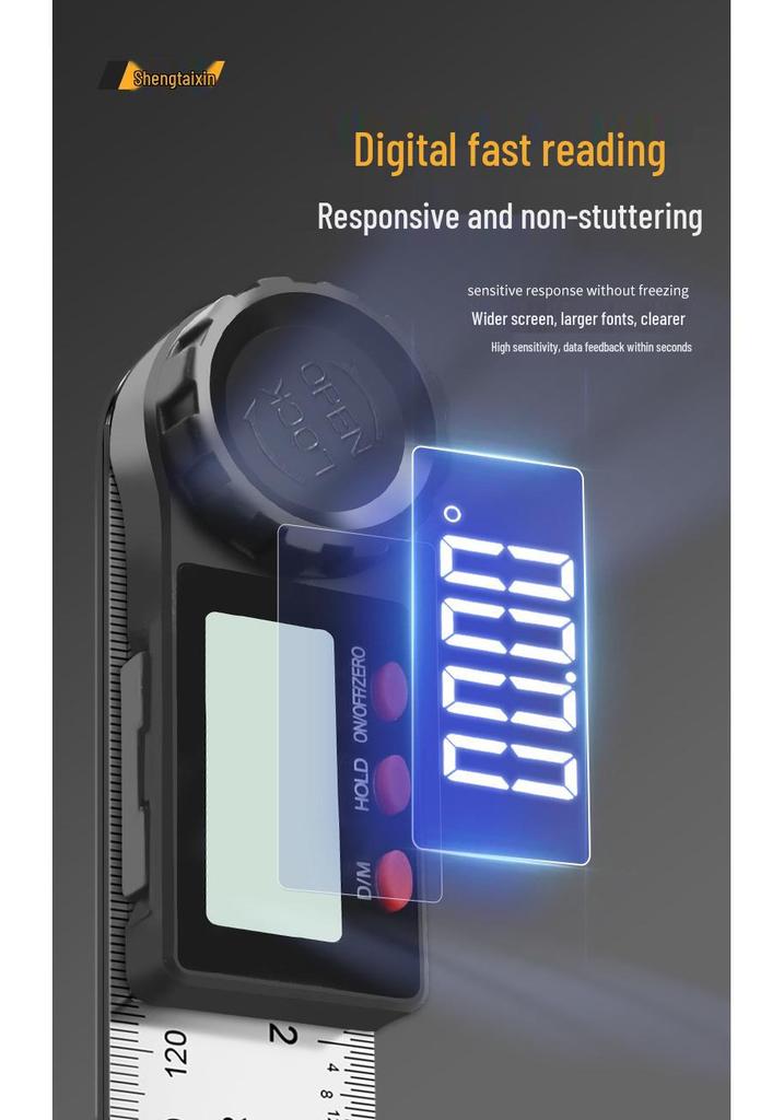 Shengtai Electronic Digital High Precision Universal Multifunctional Protractor