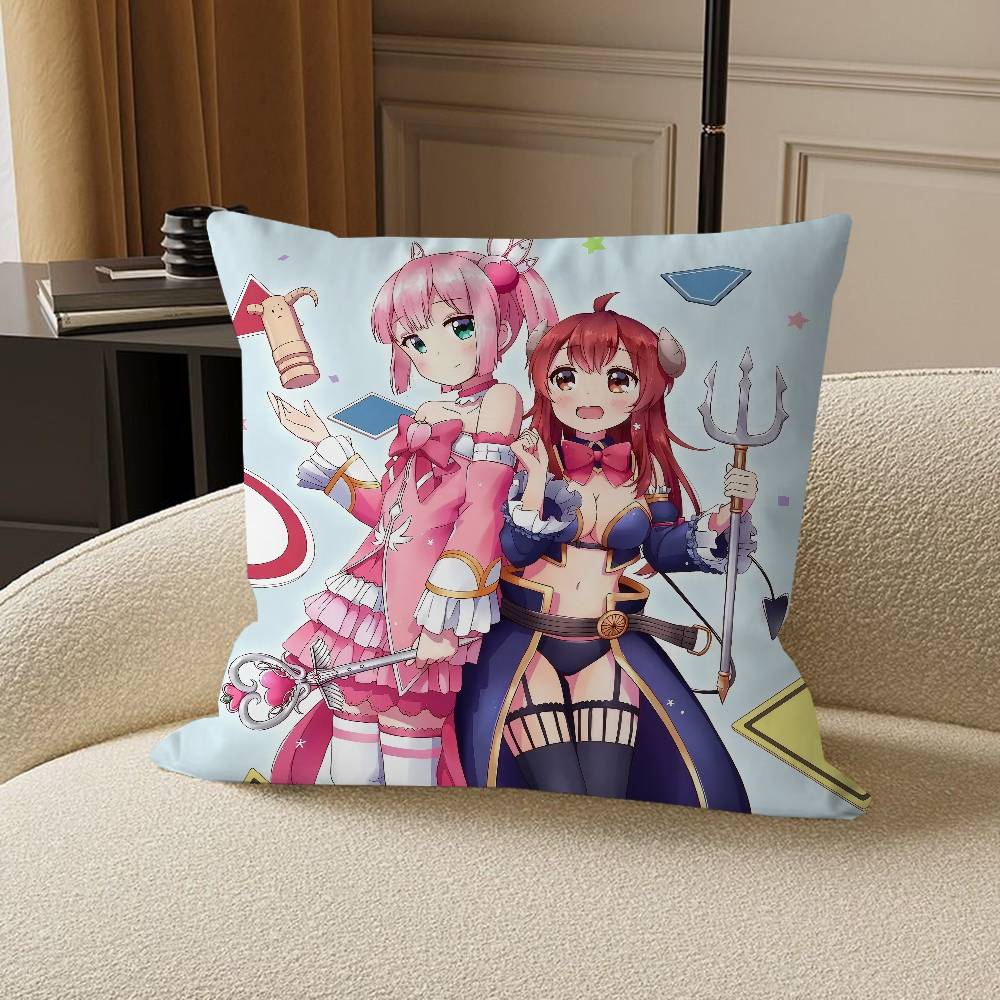 Anime T-The Demon Girl Next Door Ahorn Design Kissenbezug Fröhliche Herbsternte Dekor Feiertagsdekorati Kissenbezug