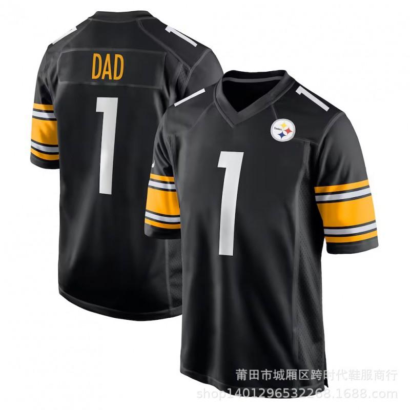 Pittsburgh Steelers NFL Football Jersey Custom Embroidered 8 Rodgers 4 Metcalf Fan Apparel Men