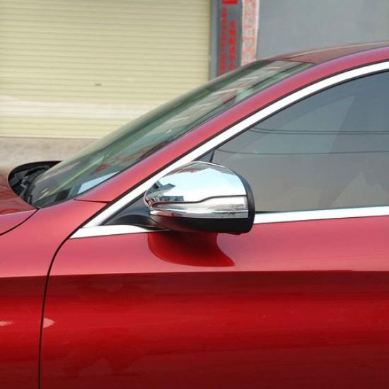 2X For Benz C E S GLC W205 X253 W213 W222 Rearview Mirror Side Mirror Cover Trim