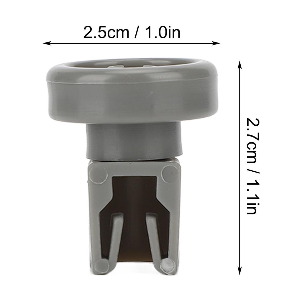 Set of 4 Dishwasher Lower Basket Replacement Wheels, Compatible with NaAeg Favorit Privileg Zanussi, Made of PP Material, Sy To Install