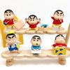 Crayon Shinchan Pvc Figure Set With Blind Box Display For Collectors And Kids