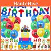 Super Mario Happy Birthday Party Decor Supplies Banner Balloon Cake Topper