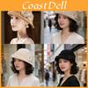 Peony Sun Hat For Women With Breathable Cotton Linen For Sun Protection And Vintage Style