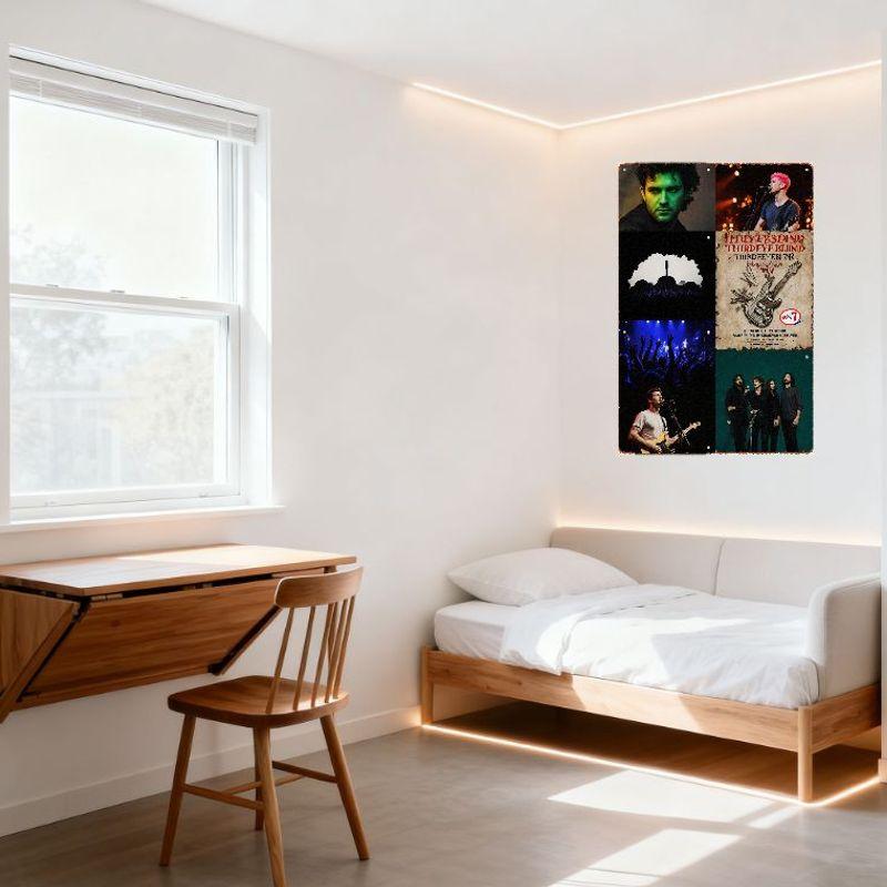 Third Eye Blind Collage Concert Tin Sign Vintage Metal Poster for Bar Pub Home Wall Decor with Stage, Crowd, Guitar Graphics - 8