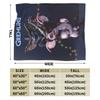 Gizmo Mogwai Monster Gremlins  Warm Soft Blankets  Travel Plush Throw Blanket Print Couch Chair Flannel Bedspread Sofa Bed Cover