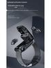 New T1 Smartwatch & TWS Earbuds: 2-in-1 Bluetooth Call, Music, Pedometer, Sports Watch - Black