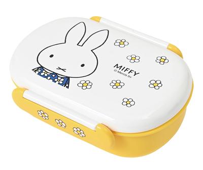 Kutsuwa Miffy Detský zapečatený obed x x Miffy a kvet Vyrobené v Japonsku Obed, Jednopodlažná krabička, Š13,4 H10,2 V4,8 cm, 270 ml, Séria, MF957,