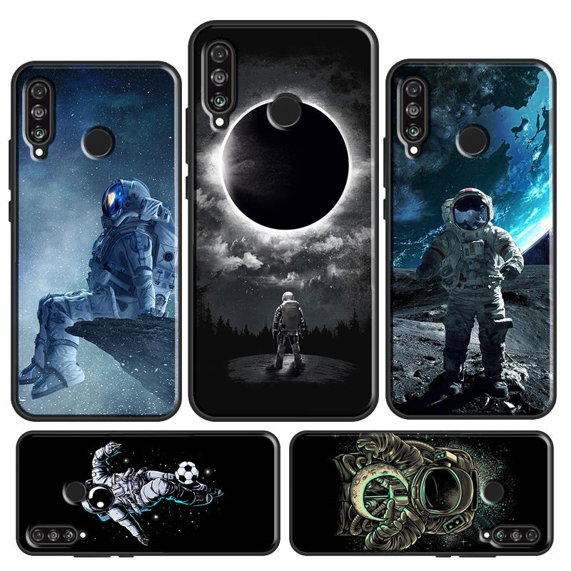 Astronaut Star Space Case For Huawei Honor 50 70 X7 X8 X9 P50 P30 Pro P20 P40 Lite Nova 9 P Smart 2019 Cover