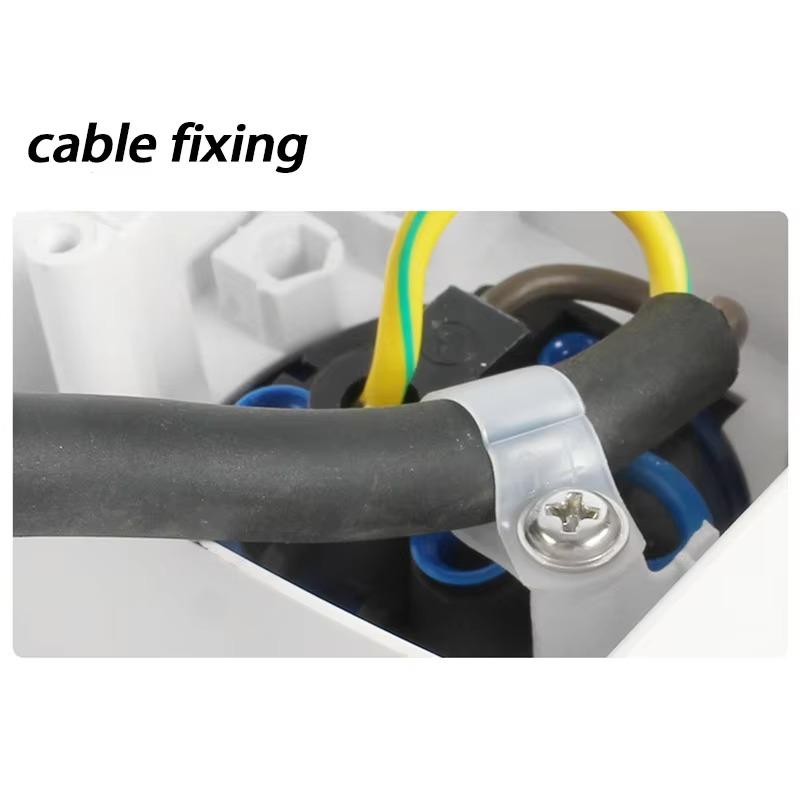 RV Camper Marine Boat Accessories 220-240V 16A Caravan Plug Socket Waterproof Kit With Cover Flush Hook-Up Charger HD