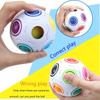 Cubo Antiestresse Bola Arco-Íris Quebra-Cabeças Cubo Mágico de Futebol Brinquedos Educativos de Aprendizagem para Crianças Adultos Crianças Brinquedos Aliviadores de Estresse