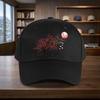 Cherry Blossom Moonlit Print Baseball Cap  Adjustable FlatBrim Hat for Unisex  Women