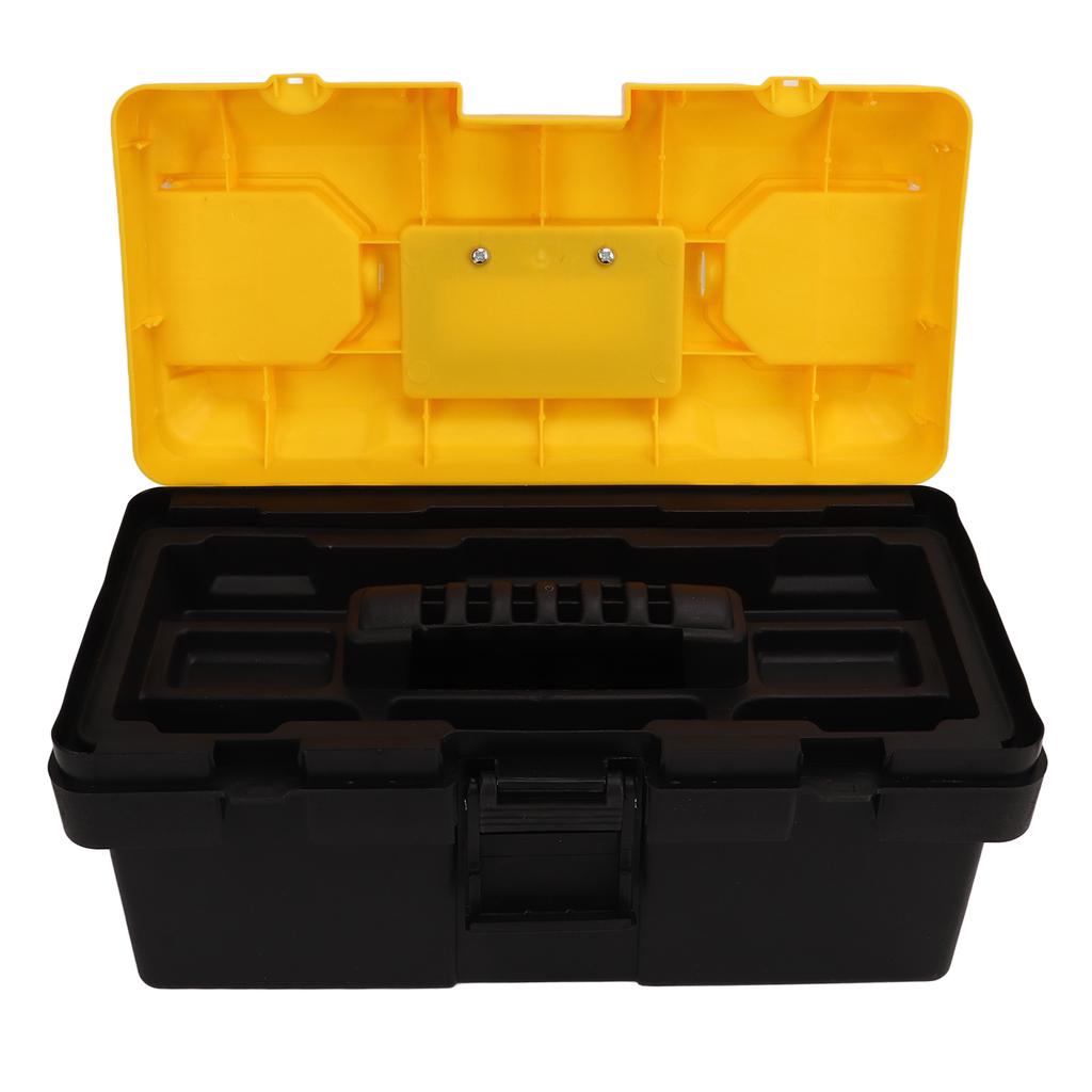 Cutie de scule din plastic cu 2 straturi, portabilă, organizator de feronerie pentru casă, meșter, garaj, cu mâner