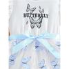 Sweet Butterfly Print Gauze Dress For Girls - Summer Children's Fashion Princess Dress