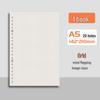 B5 Loose-Leaf Notebook Refill, 26-Hole, A5 Detachable, Horizontal Lines or Grid, Ideal for Postgraduate Exams