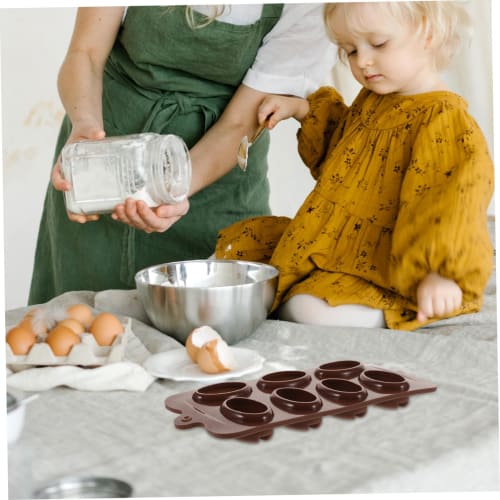 Alipis Coffee Bean Mold, Iced Coffee Ice Cube Tray, Sugar Mold, Cake Pack, Silicone Mold, Soap Mold, Silica Gel Chocolate Mold