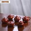 Authentic Yixing Purple Clay Heart Sutra Teapots Handmade Dragon Egg Pot Raw Ore Dagongpao Mud Tea Maker Kettle Zisha Tea Set