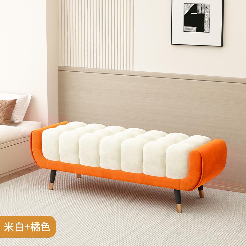Velvet Shoe Storage Bench - Bedroom Footstool with Lid, Entryway Ottoman for Closet, European Luxury Seat - Space-Saving
