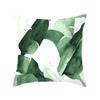 Fashionable Tropical Plant Polyester Pillowcase Office Fabric Sofa Cushion Cover Home Peach Leather Velvet Pillowcase