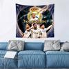 Mbappe Custom Your Name Wall Decor Tapestry Art For Pet Memorial Birthday Wedding Party Backdrop Family Gift