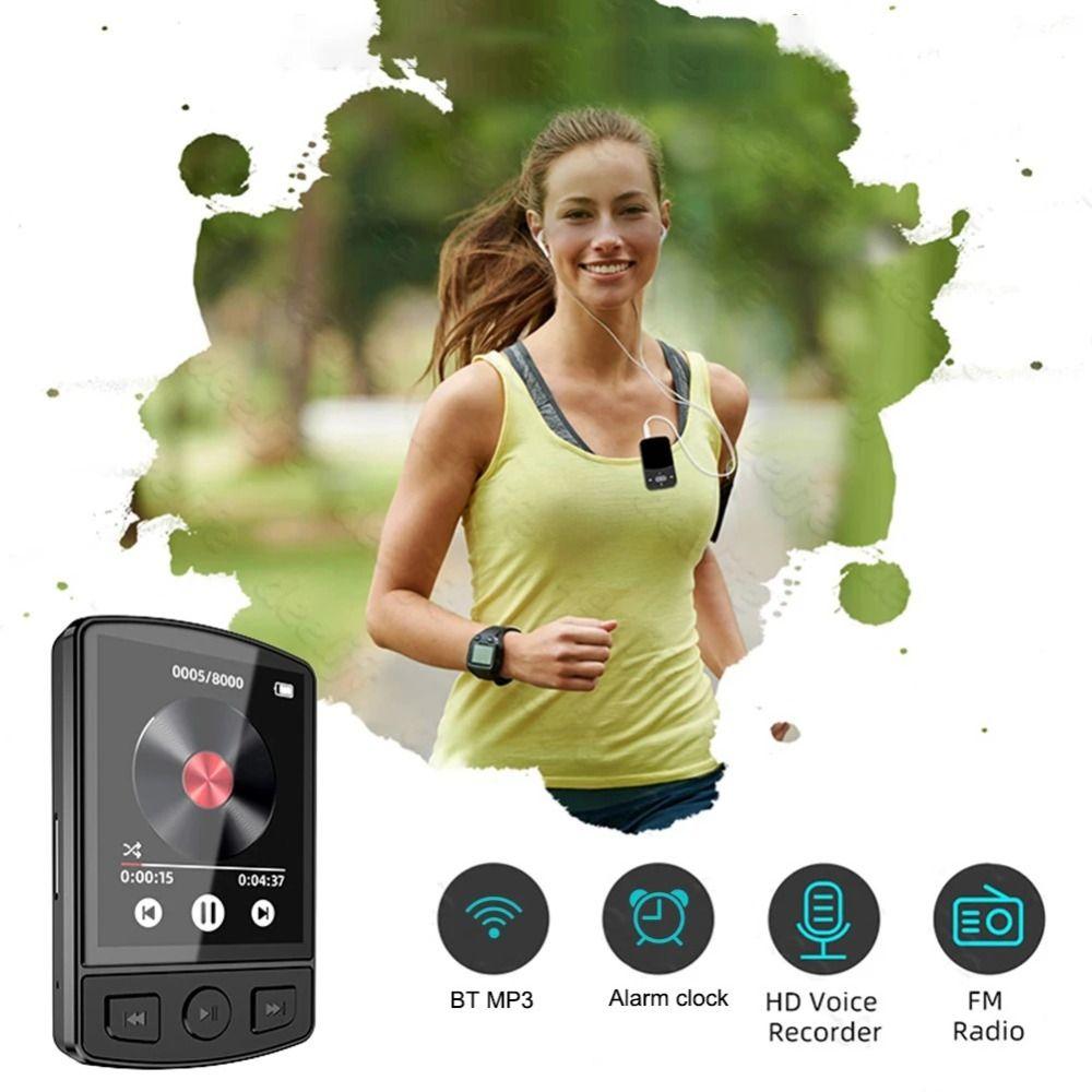 8/16/32GB MP3/Mp4 Player 1.8inch Screen Sport Music Player Clip Media Support Mini Walkman FM