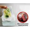 6L 11L Sous Vide Container BPA Free Food Grade PC Hard Plastic Multifunctional Slow Cooker Accessory Durable Easy To Clean