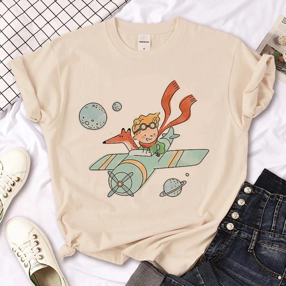 Little Prince T-shirt Women's Summer T-shirt Women's Casual Loose Designer Pattern Clothing