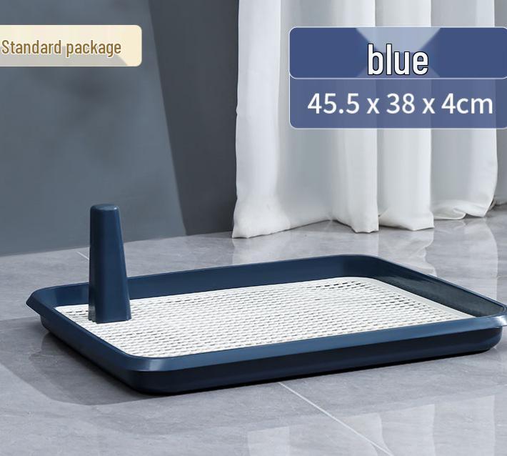 

Large Anti-Splash Free-Standing Washable Dog Toilet for XL Dogs 45.5*38*4 cm (Includes Standing Post + Dog Shovel)