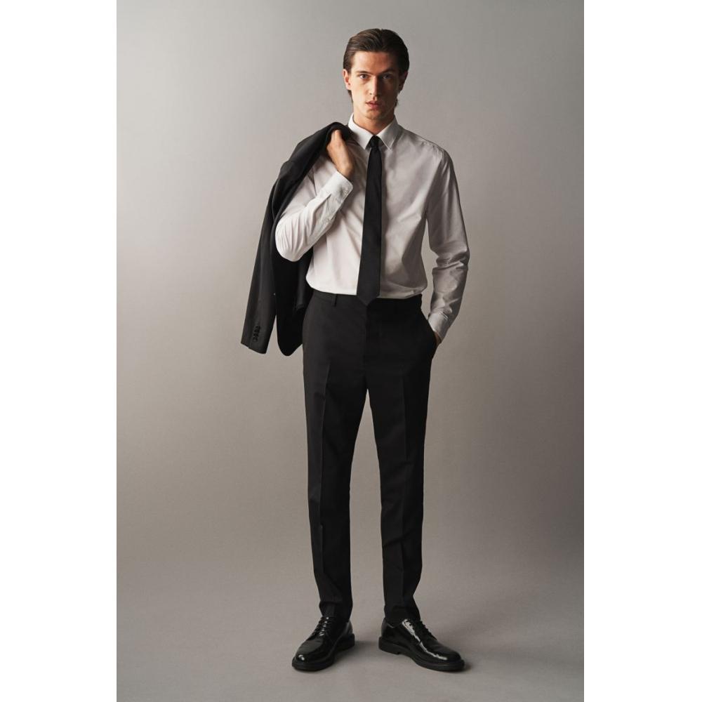 H M sliM Fit Suit Pants Black