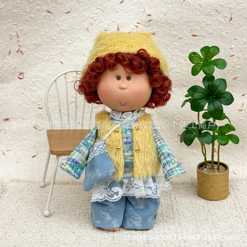 24cm Spanish Mia Potato Doll Dress-Up Set with Plush Outfit