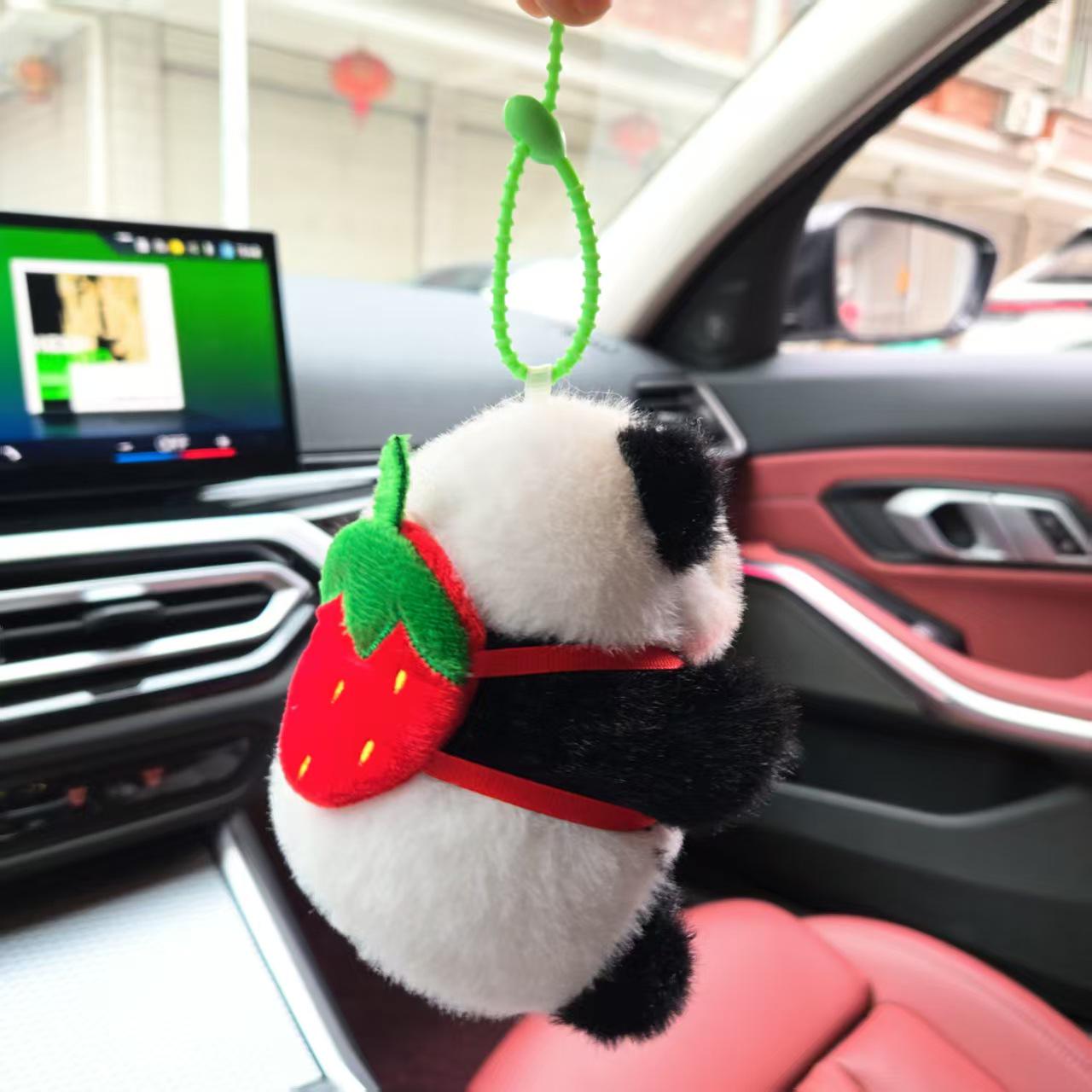 

Очаровательный плюшевый брелок-подвеска для рюкзака «Красная панда и большая панда» 15cm European Mink (with silicone strap)