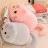 Non-Toxic 25/35Cm Soft Stuffed Cat Doll Ornament Cuddly Pillow Cushion Ins Black Cat Plush Toy Doll For Children Gift Plushie Stuffed Toys