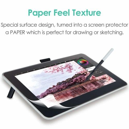 ELECOM Wacom WacomOne 13 Paper-like writing feel Paper texture film LCD pen tablet Liquid tab Anti-reflection Kent paper type with reduced wear on the