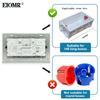 EIOMR EU European Standard Wall Mounted Power Socket Flame Retardant PC Panel with USB 5V 2A and Type C Power Plug Home Socket